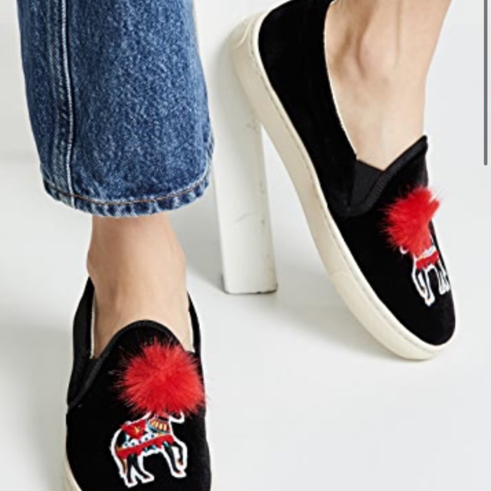Soludos Velvet Show Pony Sneaker Size 10